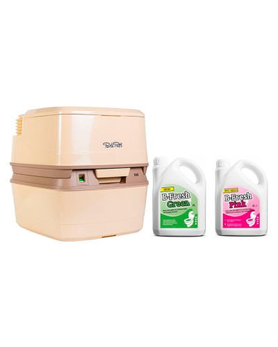 Dry toilet 165 lux plus set of liquids