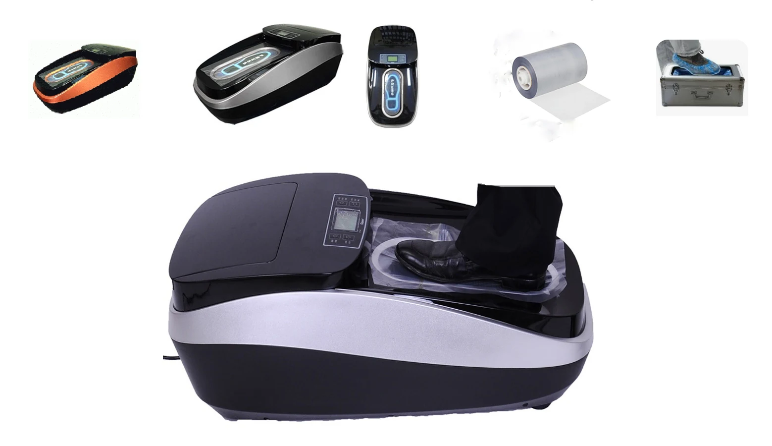 Devices for putting on shoe covers (6)