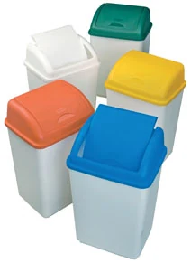 Plastic buckets and baskets (137)