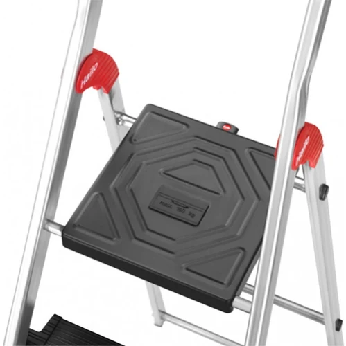 Aluminum stepladder Hailo L100 TopLine, 3 steps Aluminum stepladder Hailo L100 TopLine, 3 steps