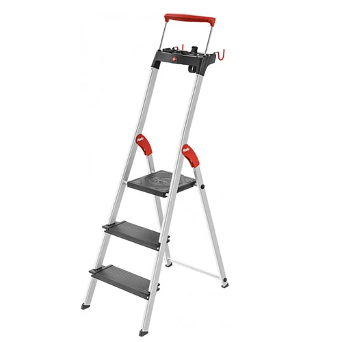 Aluminum stepladder Hailo L100 TopLine, 3 steps