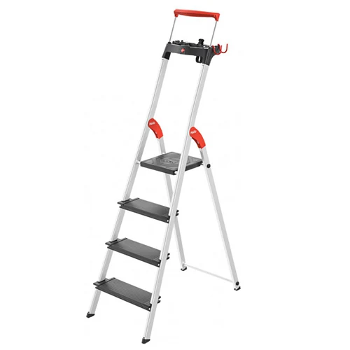 Aluminum stepladder Hailo L100 TopLine, 4 steps