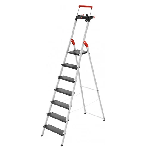 Aluminum stepladder Hailo L100 TopLine, 7 steps