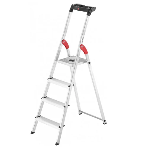 Aluminum stepladder Hailo L60 Standard Line, 4 steps