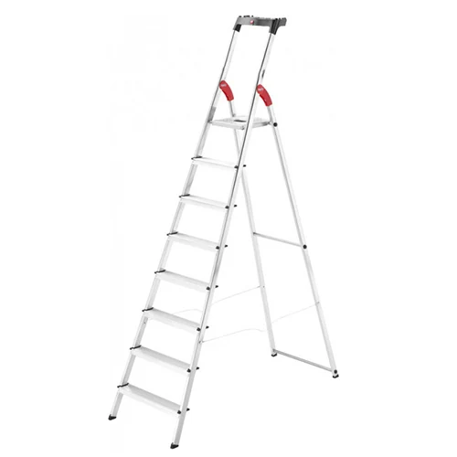 Aluminum stepladder Hailo L60 Standard Line, 8 steps