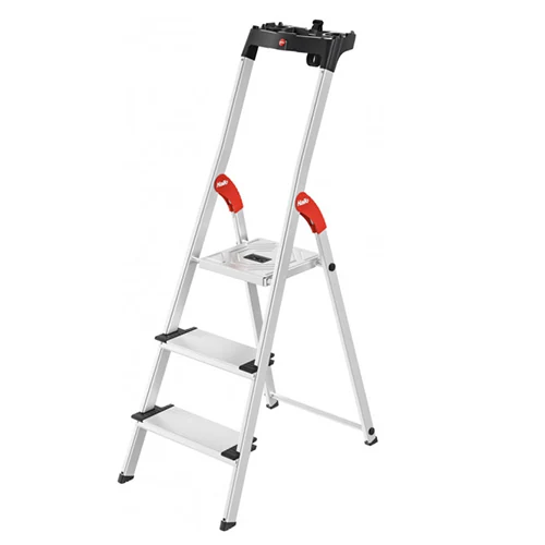 Aluminum stepladder Hailo L80 COMFORTLINE, 3 steps