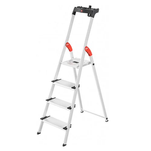 Aluminum stepladder Hailo L80 COMFORTLINE, 4 steps