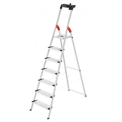 Aluminum stepladder Hailo L80 COMFORTLINE, 7 steps