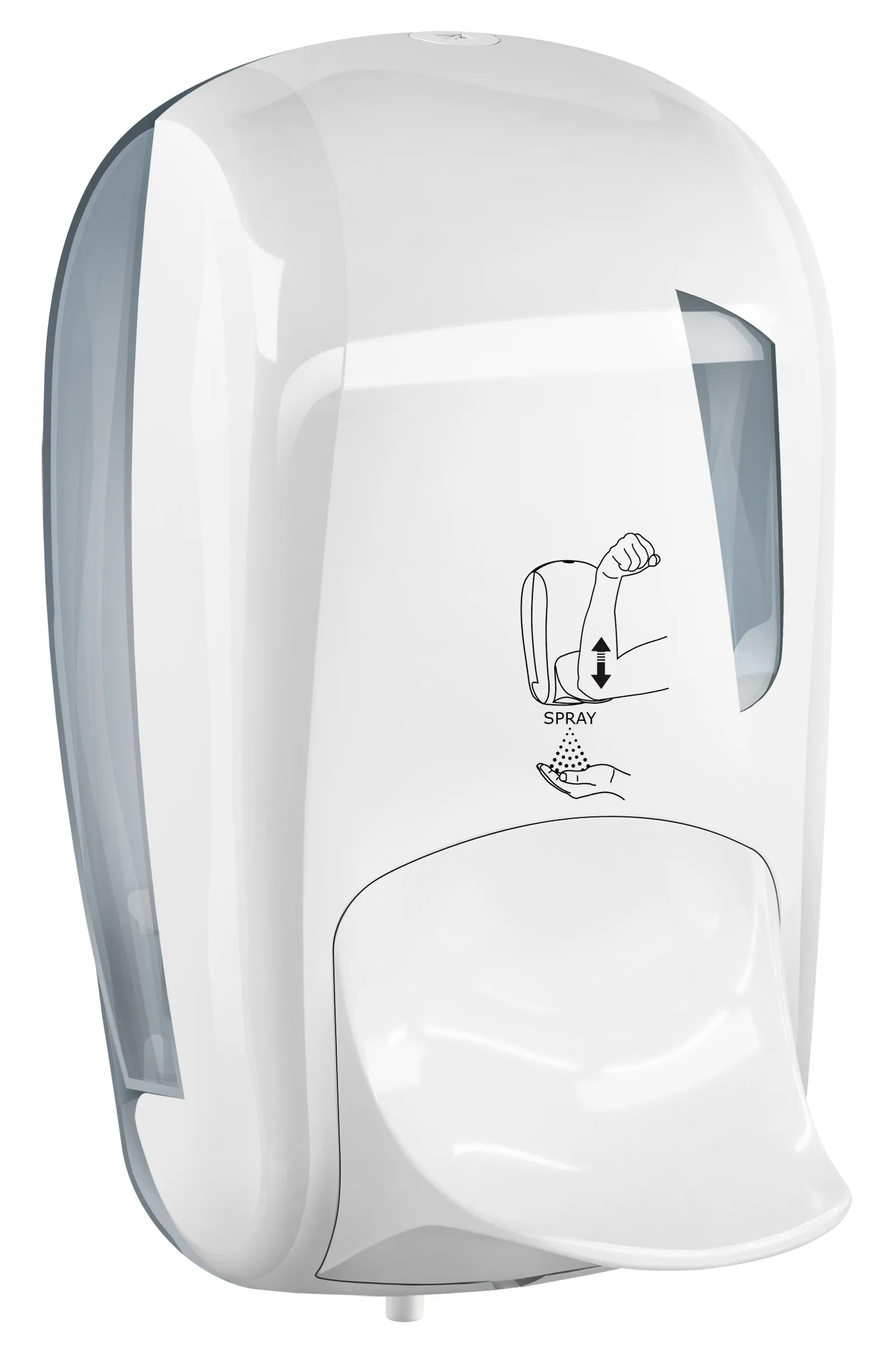 Дозатор для дезінфікуючого засобу ліктьовий Hospital 1 л LINEA SKIN A95201