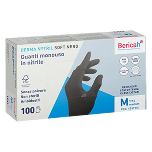 Рукавички нітрилові 100шт. DERMA NYTRIL 42573M