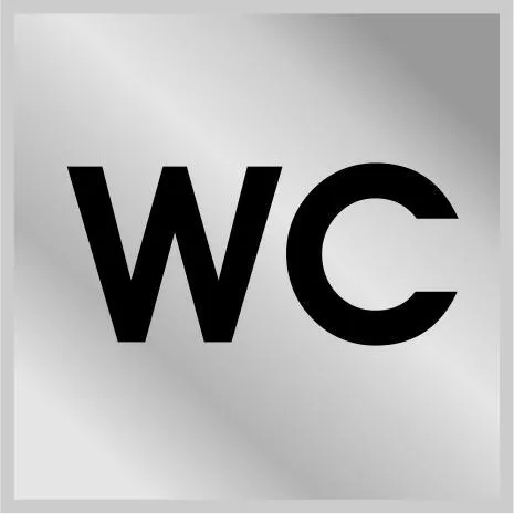 Табличка ТУАЛЕТ WC 3001