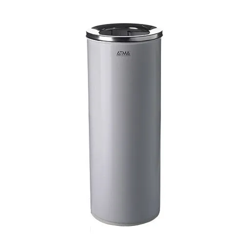 Урна для сміття 25л R-LINE з кришкою та тримачем мішка M 825Grey