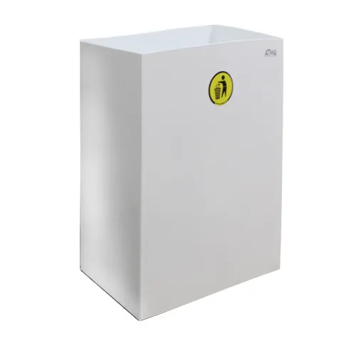 Корзина для паперових рушників метал белый 60 л. M 160W