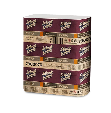 Паперові рушники листові, білі, Z-складання, Selpak Pro. Extra. 32660430