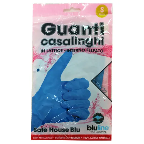 Рукавички латексні господарські міцні, S, 2шт. SAFE HOUSE BLU. GUL008BLS