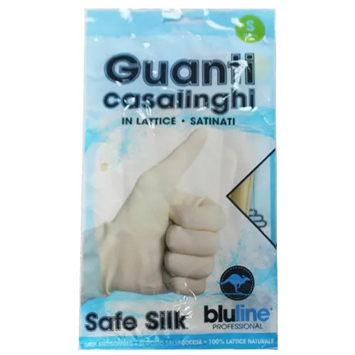 Рукавички латексні господарські міцні, S, 2шт. SAFE SILK. GUL003BLS