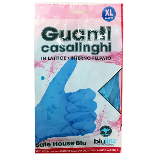 Рукавички латексні господарські міцні, XL, 2шт. SAFE HOUSE BLU. GUL008BLXL