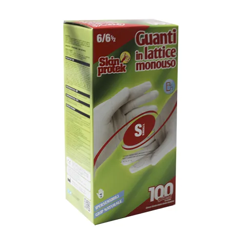 Рукавички латексні S(6-6.5) SKIN PROTEK. GU100S