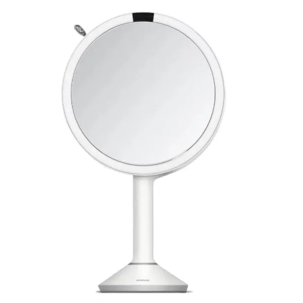 Simplehuman ST3038 Дзеркало Trio з сенсором, 20 см, 3-в-1, LED, біле. ST3038