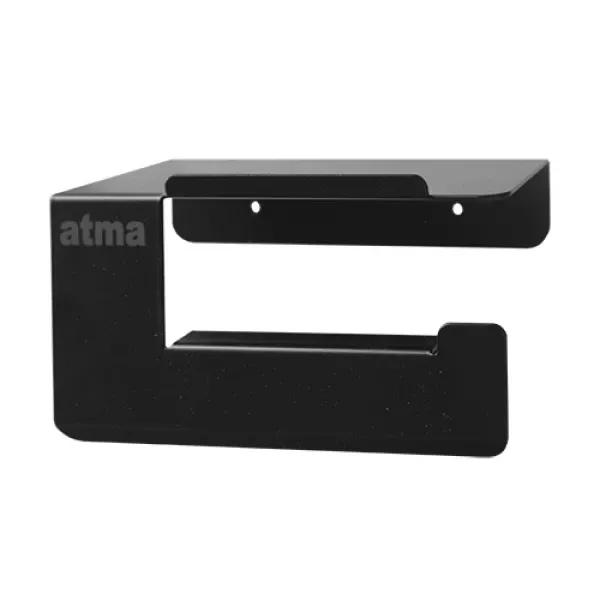 Тримач туалетного паперу з поличкою E-Line. E935Black