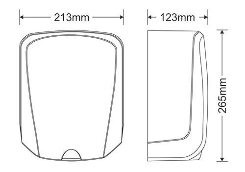 Ultra-thin high-speed electric hand dryer. ZG-S001 Ultra-thin high-speed electric hand dryer. ZG-S001