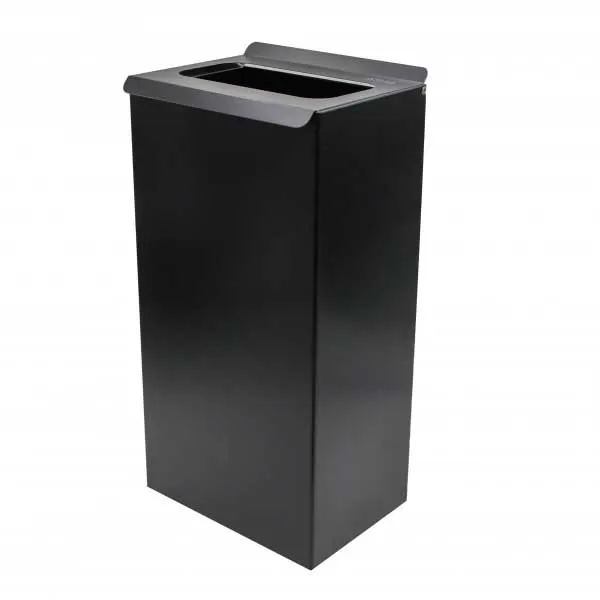 Урна для сміття 20л S-LINE метал, чорний. M120Black