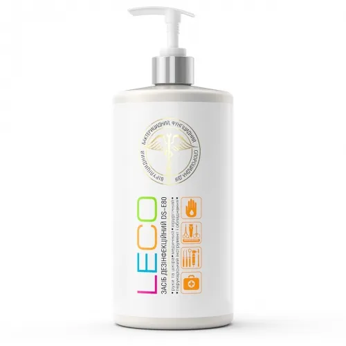 Засіб дезінфікуючий, 1л. LECO. DS-E80-1