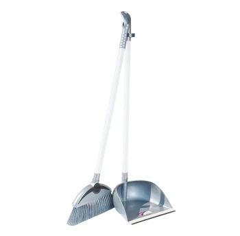 Broom with dustpan irak plastik dodo gray