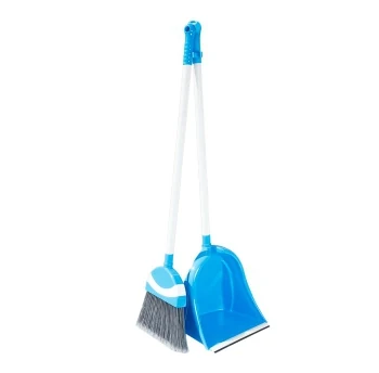 Broom with dustpan irak plastik polo blue