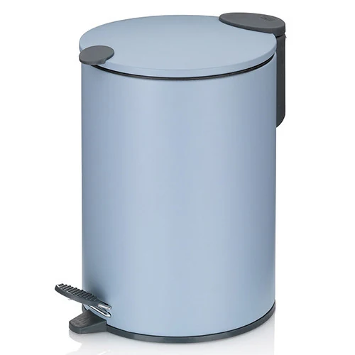 Bucket with pedal Mats, blue, 3 l