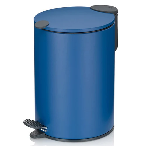Bucket with pedal Mats, blue 3l