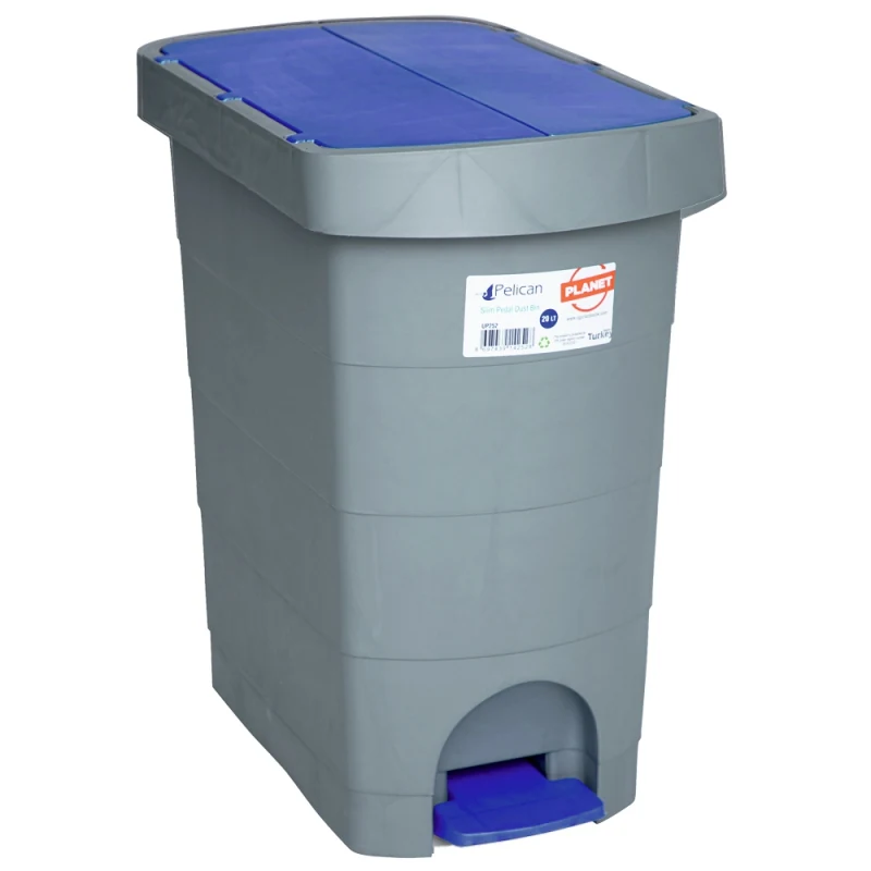 BUCKET WITH PEDAL PLANET PELICAN 20 L GRAY-BLUE