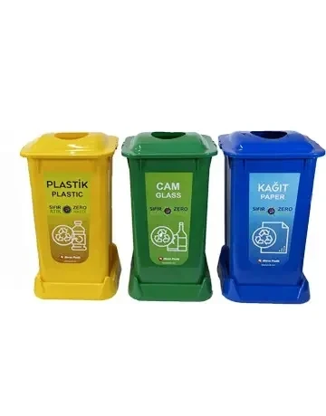 Containers for sorting waste 3 in 1, 70 l