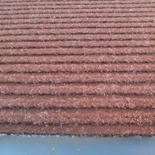 Dirt-proof polypropylene mat based on PVC, brown, strip 90x120-brown Dirt-proof polypropylene mat based on PVC, brown, strip 90x120-brown