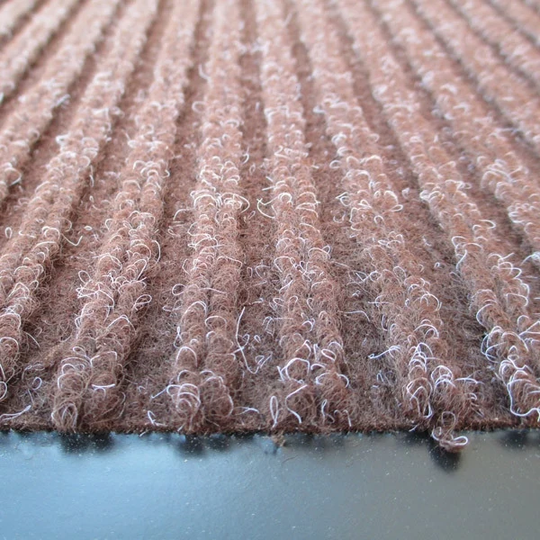 Dirt-proof polypropylene mat based on PVC, brown, strip 90x120-brown
