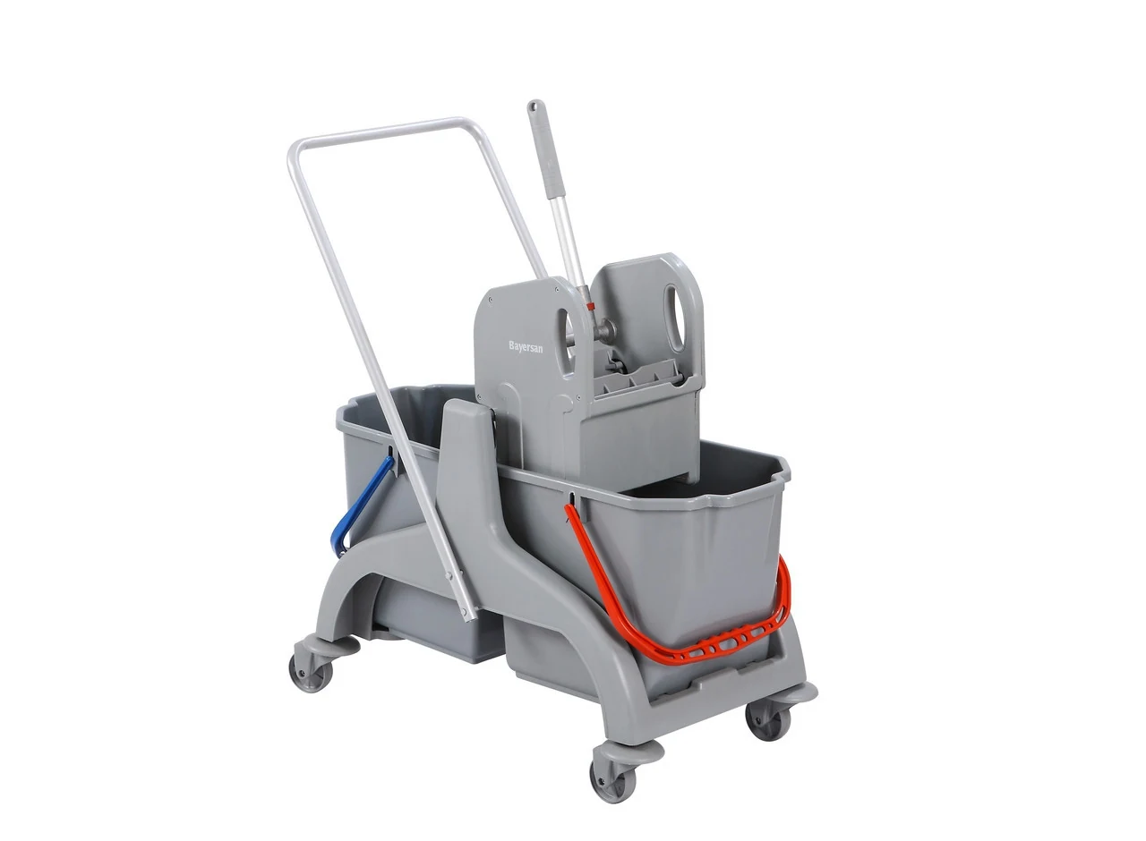 Double-bucket cleaning trolley bayersan br sccrec 36 eco