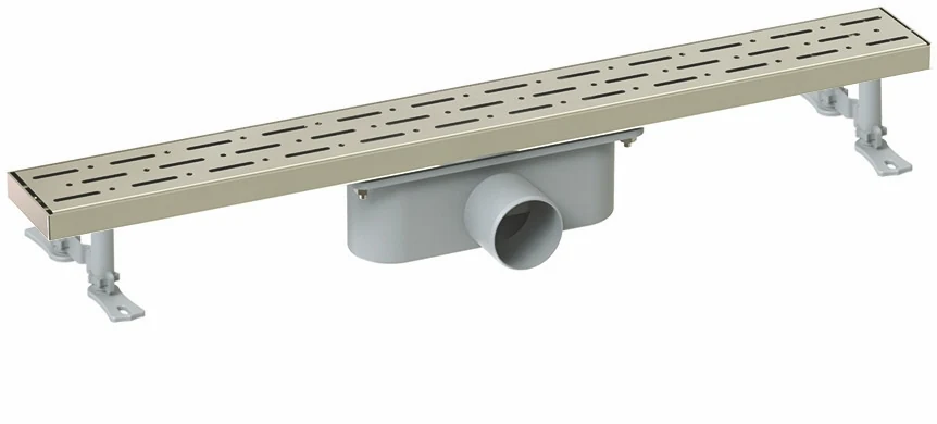 Drainage drain with horizontal flange, “Rain” grid 80 cm. 4013.0Y050K.080.1