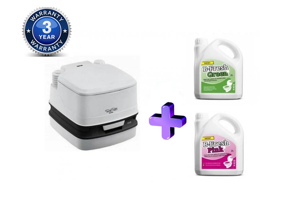 Dry toilet porta potti qube 145 plus set of liquids Dry toilet porta potti qube 145 plus set of liquids