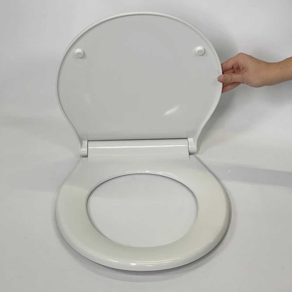 Duroplast toilet seat with lid with microlift Nice 0400, Toilet lid with smooth lowering