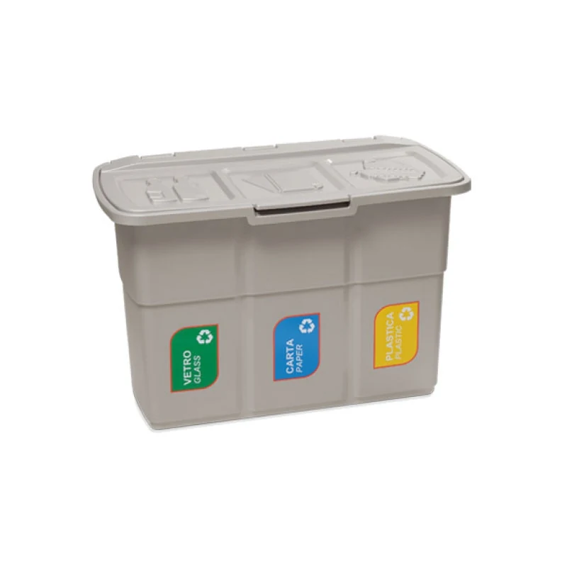 Ecopat deahome waste sorting container 75 liters