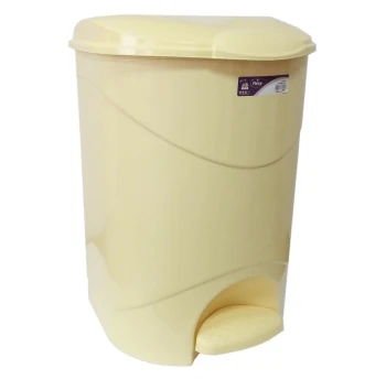 Garbage bin with pedal irak plastik bella No. 3 30l yellow