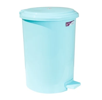 Garbage bin with pedal irak plastik No. 4 35 l light green