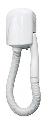 Hair dryer with hose and razor socket white plastic vama tiny