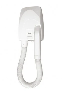 Hair dryer with hose and socket for razor white plastic vama atelier shaver