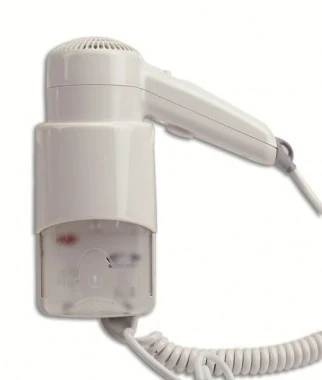 Hair dryer with razor socket white plastic vama viento shaver
