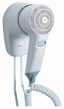 Hair dryer with wall mount white plastic vama viento 1