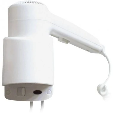 Hair dryer with wall mount white plastic vama viento 2