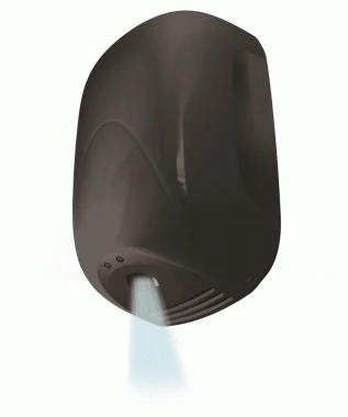 Hand dryer black plastic vama smart jet mini 900 black abs