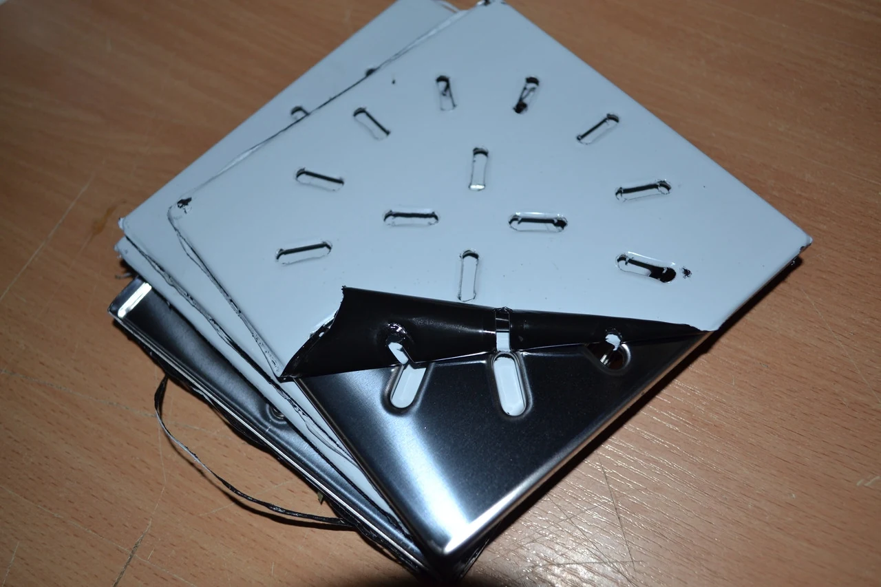 Horizontal drain drain D50, 100*100mm stainless steel grate. steel, water seal Horizontal drain drain D50, 100*100mm stainless steel grate. steel, water seal