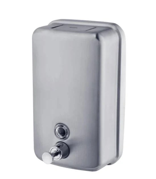 Liquid soap dispenser, stainless steel, 1 l